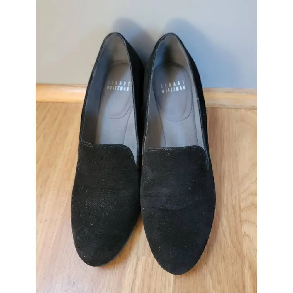 Stuart Weitzman NIB Arise Suede Wedge 6 - Picture 2 of 8